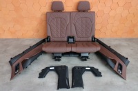 фото thumb №15, Bmw x7 g07 lci салон сиденья заднее сиденье обшивки туннель 3 ряды вентиляция coffee