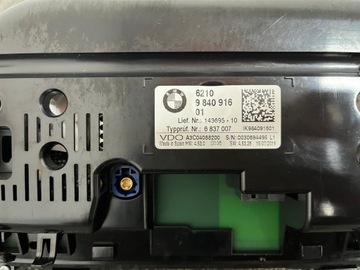 фото thumb №14, Bmw x1 f48 lci рестайлинг 2.0 d 2019r механическая коробка передач спидометр манометр приборы оригинал европа