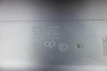 фото thumb №9, Peugeot 308 t7 2007- планка спойлер бампера перед нова! oe! 9680493477