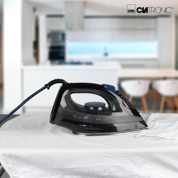 НЕМЕЦКИЙ МОЩНЫЙ УТЮГ 1800ВТ 7 ФУНКЦИЙ С ПАРОВОЙ ПРОДУВКОЙ CLATRONIC DB 3703