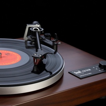 Проигрыватель проигрывателей DUAL CS 518 С ПРЕДУСИЛИТЕЛЕМ ORTOFON 2M КРАСНЫЙ ОРЕХ КАРТРИДЖ