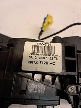 фото thumb №9, Переключатель комбинированный лента подрулевые рычаги dacia sandero ii 681722712r