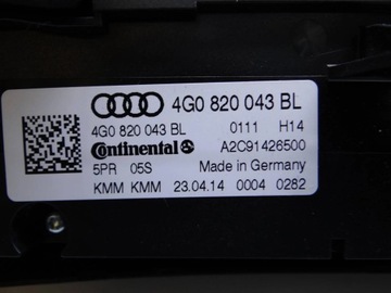 фото thumb №6, Панель кондиционера 4g0820043bl audi a6
