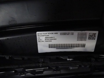 фото thumb №11, Бампер переднее mercedes eqb 243 a243 w243 amg версия 6x pdc + радар + led