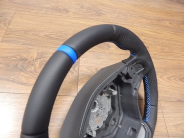 фото thumb №8, Руль opel corsa d pod многофункциональное новая кожа sport синяя nić