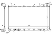 Купити Nissens радіатор води subaru forester 2.0 awd sg, фото thumb