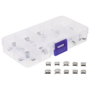 50 шт. USB-адаптер для пайки порта Micro USB