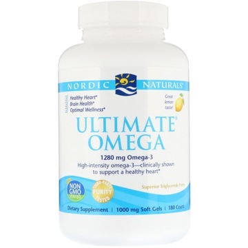 Nordic Naturals Ultimate Omega, 1280mg 180 kaps