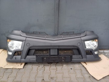 фото thumb №1, Бампер комплектный перед переднее лампы фары mercedes actros mp5 низкий