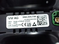 фото thumb №8, Тунель кронштейн na чашки напої роз'єм usb europa vw id4 id.4 21r