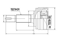 фото thumb №1, Nty npz-ct-012 набор шарнир, wał приводной