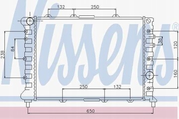 фото thumb №13, Радиаторов двигателя nissens 60044 60624581