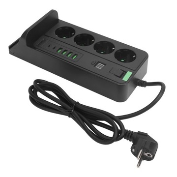 Европейский удлинитель для беспроводной зарядки USB TYPE C 4M