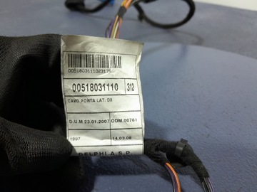 фото thumb №5, Fiat 500 07- установка жгут дверь правых 518031110