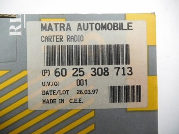 фото thumb №9, Рамка радіо 1 din renault espace 3 оригінальний номер 6025308713