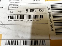 фото thumb №9, Полка крышки багажника зад задняя bmw 4 gc g26 новая oem