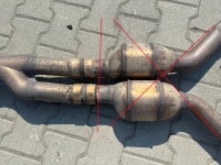 Выхлоп, гаситель, exhaust, катализатор mercedes sl r230, w230 zu 5.0 комплект Цена, фото thumb