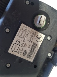 фото thumb №3, Mercedes sl r230 w230 лампа стельовий кабіни