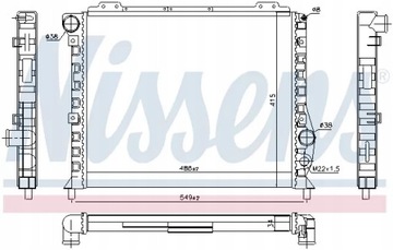 фото thumb №13, Nissens 60051 радіаторів, система охолодження двигуна