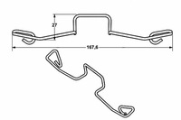 фото thumb №1, Пружина супорт гальмівний ate 7m3615269
