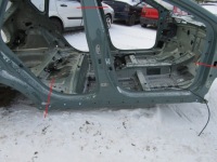 Купить Hyundai bayon 24r рестайлинг  порог правый  стойка  средний mg2, фото thumb
