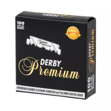 Лезвия для бритвы Derby Premium, 500 шт., половинки