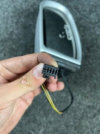 фото thumb №12, Mercedes w203 зеркало левая ele. 7pin лак- c744 оригинальный номер europa