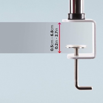 Duronic DM352 WE Двойной держатель монитора белый |