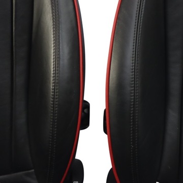 фото thumb №9, Mini r56 jcw комплект сидений gp2 подогрев кожа чёрная championship red