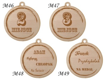 Medal prezent GRAWER imię urodziny 18 30 40 50 60