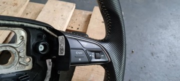 фото thumb №12, Q7 4m ii руль кожа кожаный лепестки sline 4m0419091d