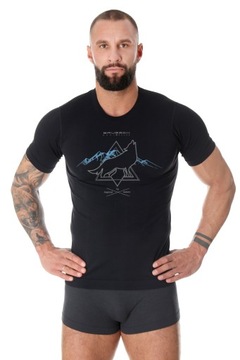 МУЖСКАЯ МУЖСКАЯ ТЕРМОАКТИВНАЯ ФУТБОЛКА BRUBECK OUTDOOR ШЕРСТЯНАЯ