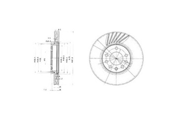 фото thumb №2, Delphi диски гальмівні 2szt lotus 2 eleven elise
