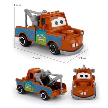 Набор Disney Cars Lightning McQueen, рессоры, 6 машинок