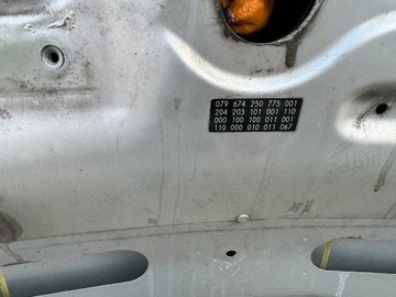 фото thumb №8, Mercedes c клас 204 w204 капот передня передній face рестайлінг оригінальна