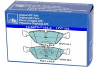 фото thumb №1, Тормозные колодки тормозные ate do mg zt 190 260