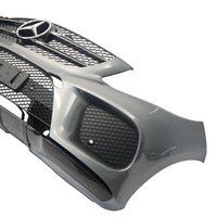 фото thumb №16, Mercedes w166 бампер переднее amg selenite серый серый металлик - 992