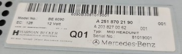 фото thumb №7, Радио навигация becker mercedes w251 a2518702190