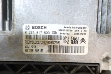 фото thumb №4, Комп'ютер двигуна citroen ds3 1.6hdi