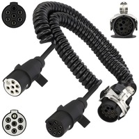 фото thumb №1, Шланг спиральный адаптер штекер 15pin/x2 7pin полуприцеп