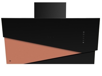OKAP PRZYŚCIENNY CIARKO DESIGN TRIO CZARNY/ZŁOTO