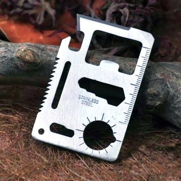 SURVIVAL Карта выживания 11в1 + футляр