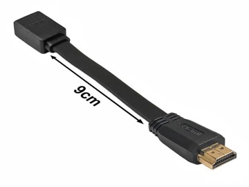 Розетка-удлинитель HDMI v1.4 UHD 4K/30Гц 0,1м