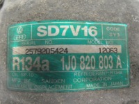 фото thumb №5, Компресор кондиціонера audi a3 8l1 1.8 1j0820803a sd7v16