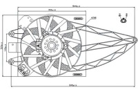 фото thumb №1, Nissens вентилятор радиатора с корпус fiat pand