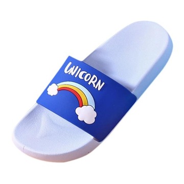Детские тапочки Rainbow Мягкие и удобные для родителей и детей Голубые 26-27