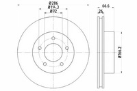 фото thumb №1, Textar гальмівні диски гальмівні 2szt. ford перед explorer