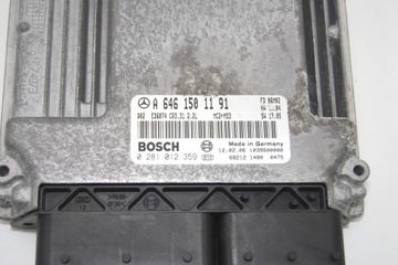 фото thumb №6, Блок керування комп'ютер ecu двигуна mercedes vito 2,2 cdi a6461501191 0281012359