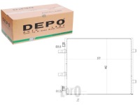 фото thumb №1, Depo конденсатор кондиціонера nissan primastar dci 1