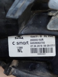 фото thumb №9, Фара задняя левая сторона smart forfour ii w453 a4539062700